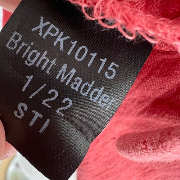 Mohnton Made Washed Look Hemp Cotton Tank Top Bright Madder Red Size 1X NWT - Picture 12 of 12